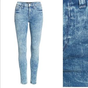 Hudson nico dark blue acid wash